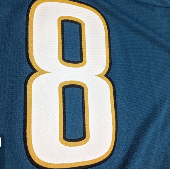 Logo 7 Jacksonville Jaguars Mark Brunell #8 NFL Men's Medium Football Jersey NWT - Picture 5 of 12